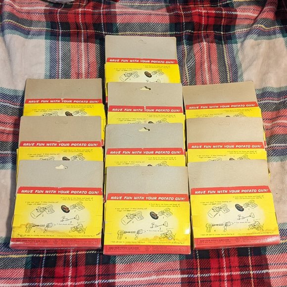 Vintage Potato Classic Kids Toy Pistol Launcher Gag Gifts - Picture 3 of 3